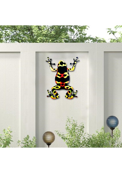 Kurbağa Sanat Süsleri Heykel Heykel Duvarı Iç Bahçe Çitleri Sarı Siyah Kırmızı (Yurt Dışından) fırsatları