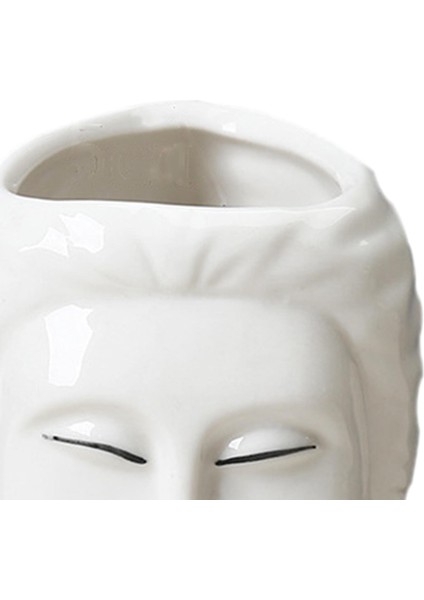 Yüz Kafa Ekici Bahçe Bitki Pot Kaktüs Flowerpot Masaüstü Dekor Çocuk (Yurt Dışından) modelleri