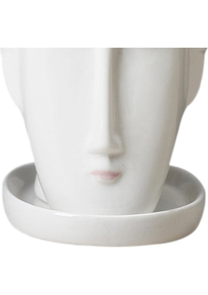 Yüz Kafa Ekici Bahçe Bitki Pot Kaktüs Flowerpot Masaüstü Dekor Çocuk (Yurt Dışından) fırsatları