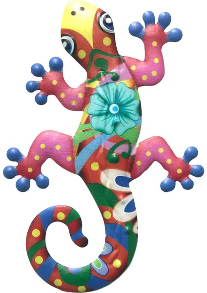 El Yapımı Veranda Çim Çit Süslemeleri Duvar Heykelleri Süs Kırmızı (Yurt Dışından)