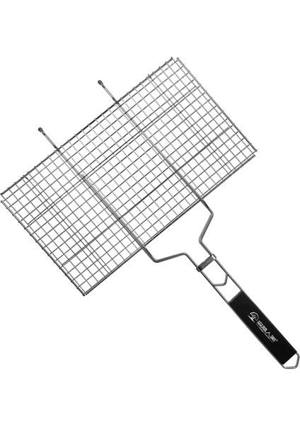 Katlanır Barbekü Barbekü Balık Biftek Deniz Yiyecekleri 62.5X42CM Için Izgara Için Yapışmaz Izgara Sepeti (Yurt Dışından)