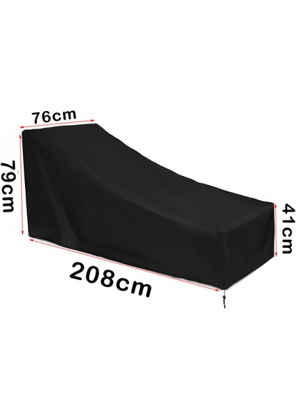 Lounge Sandalyesi Uv Önleyici Su Geçirmez Aksesuarları Kapsar 208X76X79X41CM (Yurt Dışından) modelleri