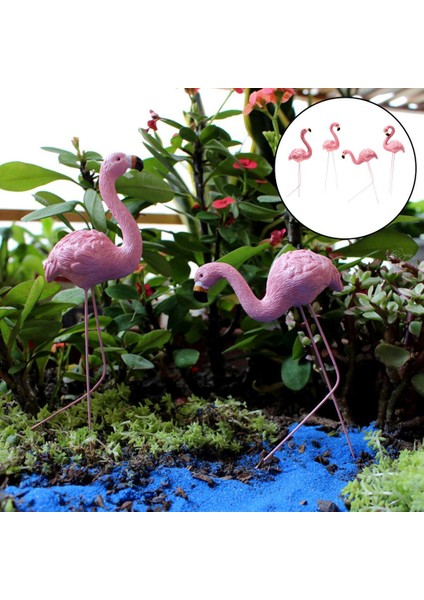 4 Adet Dekoratif Yapay Flamingo Çim Için Dekorasyon (Yurt Dışından) fırsatları
