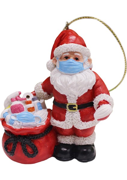 Noel Baba Giymek Süsleme Dekorasyon Masası Masası Heykel Kolye (Yurt Dışından) fiyatları