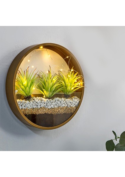 Modern Bitki Pot Tutucu Duvar Asma Ekici Sepet Çiçek Vazo Dekorasyonu 20CM_BROWN (Yurt Dışından) fırsatları