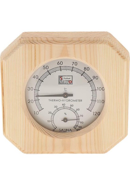 2'si Ahşap Termometre Higothermograf Sauna Odası Ekipman Sauna Araçları (Yurt Dışından)