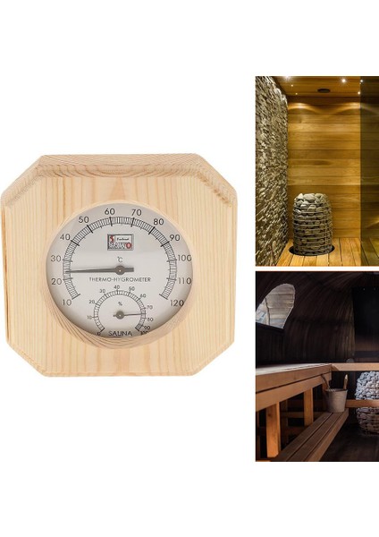 2'si Ahşap Termometre Higothermograf Sauna Odası Ekipman Sauna Araçları (Yurt Dışından) fırsatları