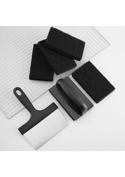 7pcs Griddle Temizleme Kiti Griddle Spatula Kamp Için Saplı (Yurt Dışından) modelleri