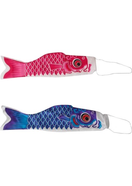 2x Japonya Koi Sazan Japon Geleneksel Bahçe Açık Pembe 100CM Mavi 150CM (Yurt Dışından)