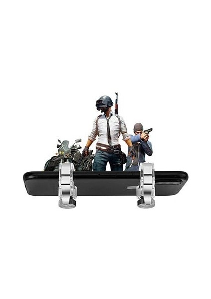 R11 Pubg Telefonlar Için Çift Oyun Adaptörü Ateş Tetik Düğmesi