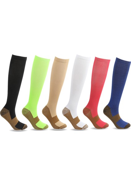 3 Çift Maraton Doğa Sporları Çorapları Futbol Çorapları Koşu Sıkıştırma Çorapları(Yurt Dışından) fiyatları