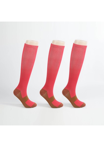 3 Çift Maraton Doğa Sporları Çorapları Futbol Çorapları Koşu Sıkıştırma Çorapları