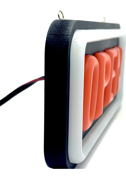 'open' Işıklı Özel Tabela - LED ile Neon Görünümlü Tabela (25X12CM) modelleri