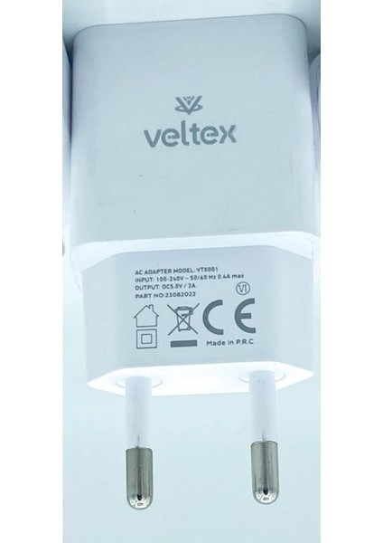 Atlas -Micro USB 10W 2A Şarj Aleti Veltex VTX-001