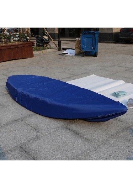 Oxford Kumaş Kayak Kapak Teknesi Güneş Biçimi 5.1-5.5 M İçin Su Geçirmez Kano Mavi (Yurt Dışından)