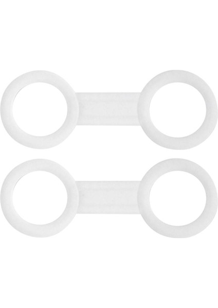 2pcs Tüplü Dalış Şnorkelli Evrensel Silikon Şnorkel Kaleci Tutucu Net Şeffaf