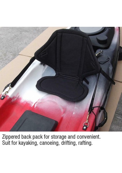 Deluxe Kayık Koltuk Ayarlanabilir Kano Geri Dinlenme Desteği Yastık Balıkçı Teknesi modelleri