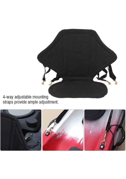 Deluxe Kayık Koltuk Ayarlanabilir Kano Geri Dinlenme Desteği Yastık Balıkçı Teknesi fırsatları