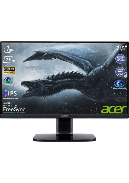 KA222Q 21,5" 75Hz 1ms (Hdmı+Vga) Freesync Full HD IPS LED Monitör UM.WX2EE.007