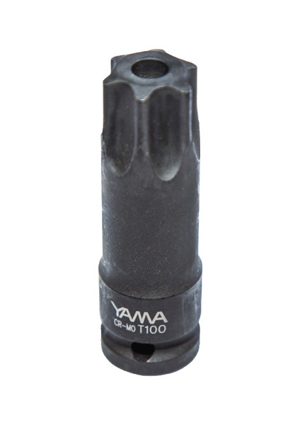 YAHLTXD100 1/2" T100 Cr-Mo Altı Köşe Delikli Torx Lokma
