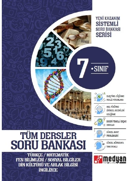 Yayınları 7. Sınıf Tüm Dersler Soru Bankası