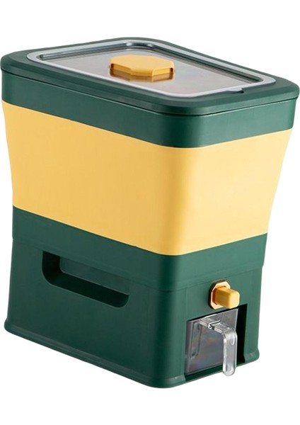 Otomatik Tahıl Dispenser Depolama Gıda Depolama Konteyneri Yeşil (Yurt Dışından) fiyatları