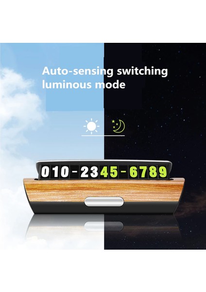 Gizli Aydınlık Araba Telefon Numarası Plaka Geçici Park Iç Araba Aksesuarı (Yurt Dışından) modelleri