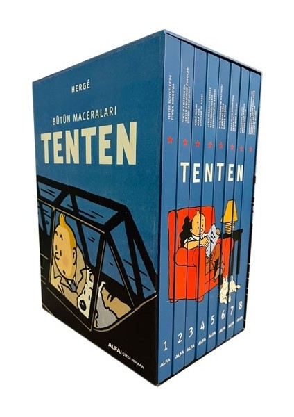 Tenten Kutulu Set (Ciltli) - Herge