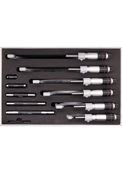 W217-9576 0...150 x 0.01mm 6prç.Dışçap Mikrometreset