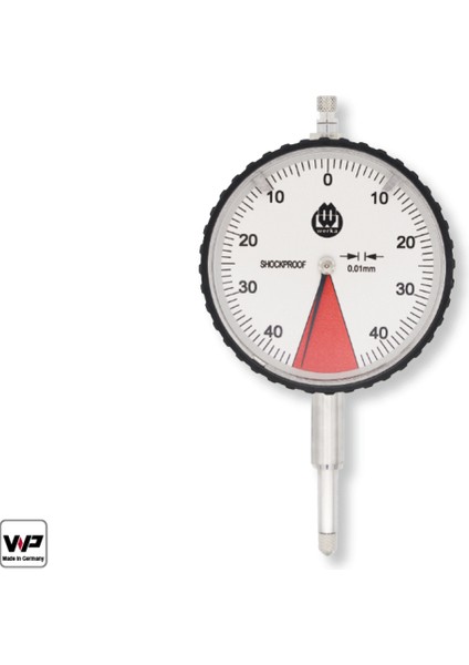 Werka W4111-100 Wpro Tek Turlu Dd Komparatör Saati 0.8 x 0.01mm + Kulaklı Kapak