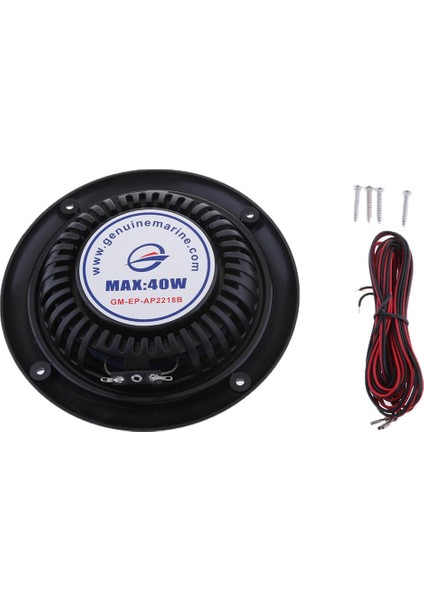 Black Deniz Teknesi 6.5 "hoparlör Su Geçirmez Ses Amplifikatörü (Yurt Dışından) fırsatları