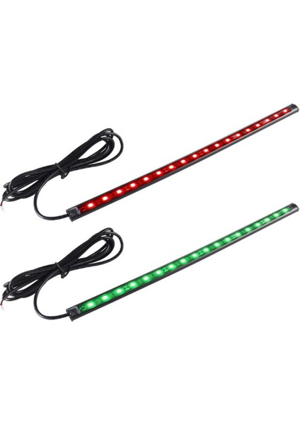 2 Adet Kırmızı ve Yeşil LED Şeritler Duba İçin 30 cm. (Yurt Dışından) indirimleri