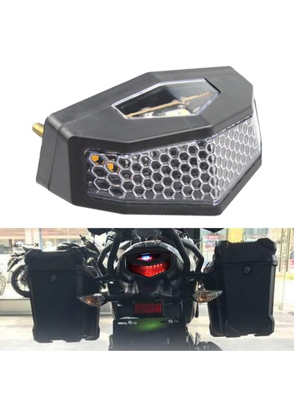 Güvenli Sürüş İçin 12V Universal Motosiklet LED Arka Kuyruk Işığı (Yurt Dışından)