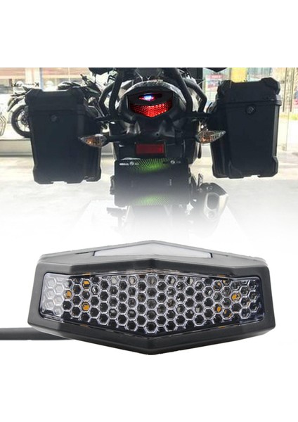 Güvenli Sürüş İçin 12V Universal Motosiklet LED Arka Kuyruk Işığı (Yurt Dışından)