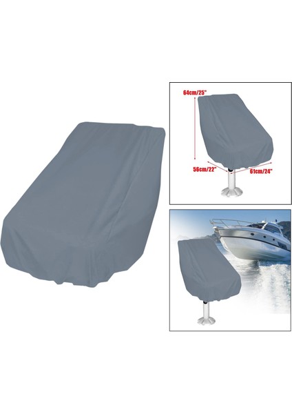 Helmsman Sandalye Koltuğu Kapakları Katlanabilir Gri 56X61X64CM (Yurt Dışından) indirimleri