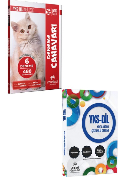 YKS 2023 Deneme Canavarı+Akın Dil YKS Dil 8 Deneme