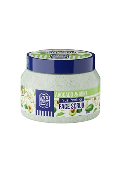 Barber Avokado ve Nane Özü Aromalı Scrub Yüz Peelingi 500 ml