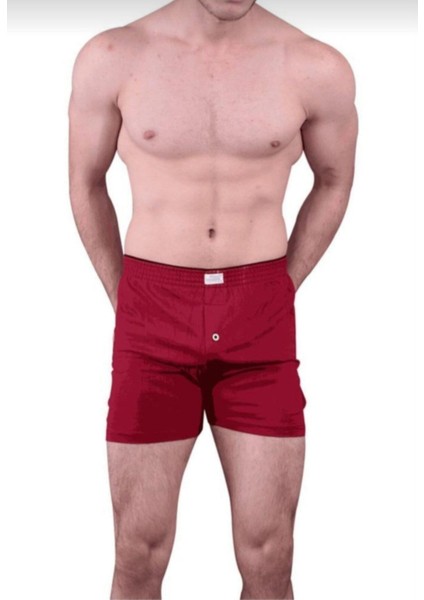 Jiber 127 Erkek Havlu Kemer Penye Boxer Şort 6 Lı