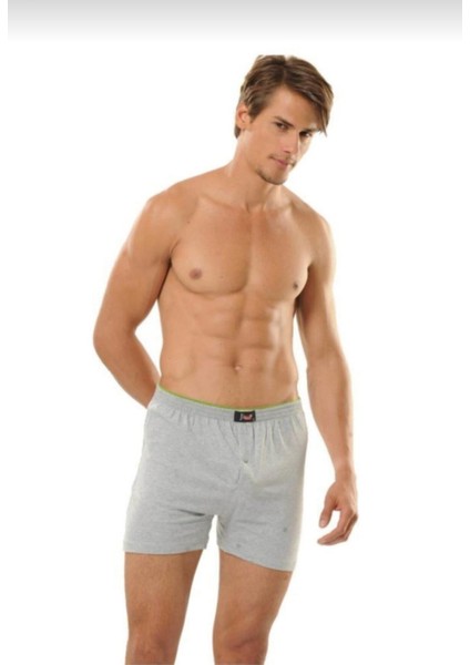 Jiber 127 Erkek Havlu Kemer Penye Boxer Şort 3 Lü