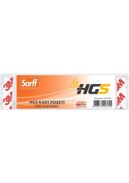 Hgs Kart Poşeti 12 x 4 cm 25 Adet