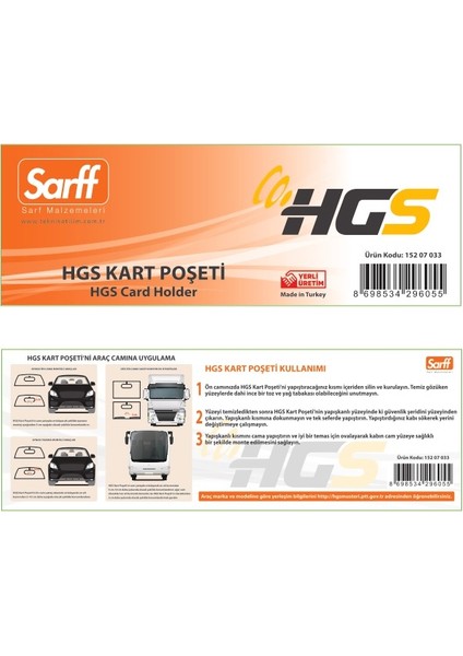 Hgs Kart Poşeti 12 x 4 cm 25 Adet