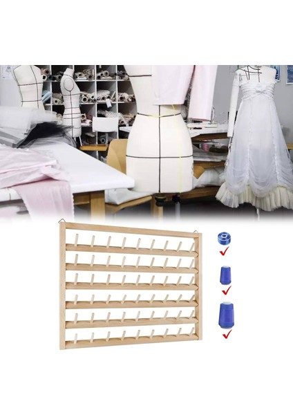Asma 54 Iplik Tutucusu Çok Spool Dikiş Iplik Organizatör Aracı 54 Makara, 41.4X31.5X5CM (Yurt Dışından) fırsatları