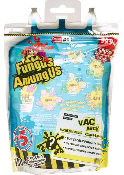 Fungus Amangus Fun 22505 Serum 5'li Figür 1. Seri 3 - 12 Yaş modelleri