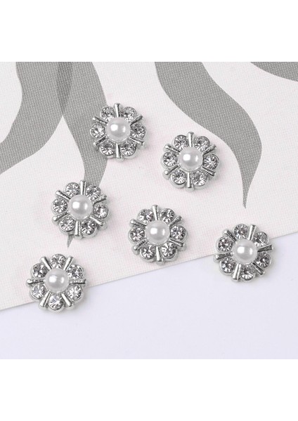 10X Küçük Rhinestone Metal Alaşım Düz Boğuk Bling Bling Tur 12MM (Yurt Dışından) fırsatları