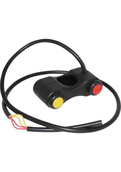 12V Motosiklet 22 mm. Gidon Anahtarları Far Başlat 3 Düğmesi (Yurt Dışından)