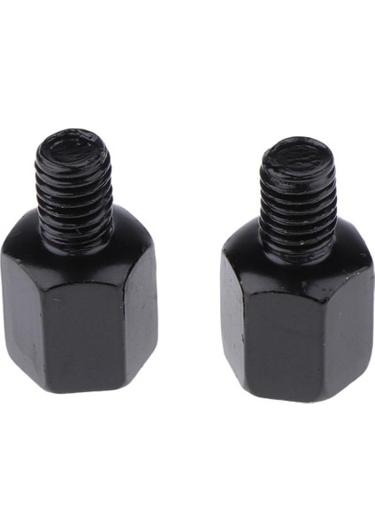 Motosiklet Aynası Montaj Adaptörü - Lh 8 mm. - Rh 8 mm. Iplik - Siyah (Yurt Dışından)