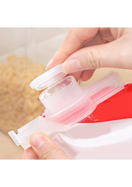 Pour Pour Spouts Mutfak Araçları Ile Found ve Seet Food Snack Bag Klip (Yurt Dışından)