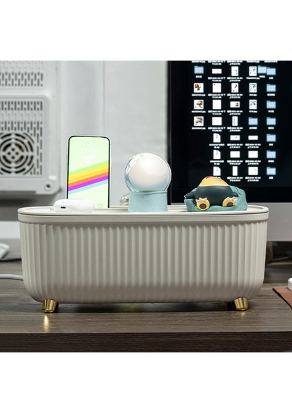 Kablo Yönetimi Organizer USB Hub Karşı Ev Bej 35X15X13CM (Yurt Dışından) indirimleri