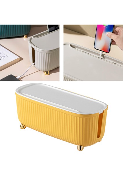 Kablo Yönetimi Organizer Solunum Sarı 35X15X13CM Için USB Hub (Yurt Dışından) modelleri