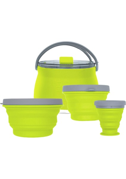 4 Adet Katlanır Açık Tencere Kampı (Yurt Dışından)